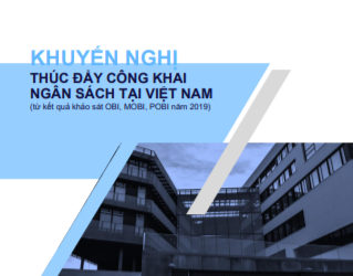 Khuyến nghị Thúc đẩy công khai Ngân sách tại Việt Nam