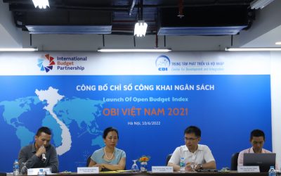 Công bố chỉ số công khai ngân sách (OBI) Việt Nam năm 2021